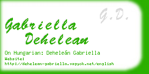 gabriella dehelean business card